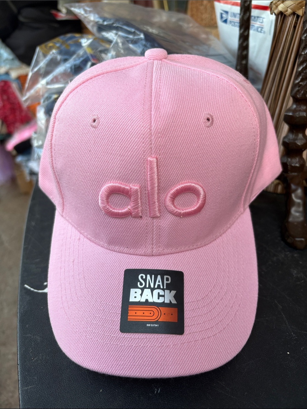 Alo Pink Snapback Hat